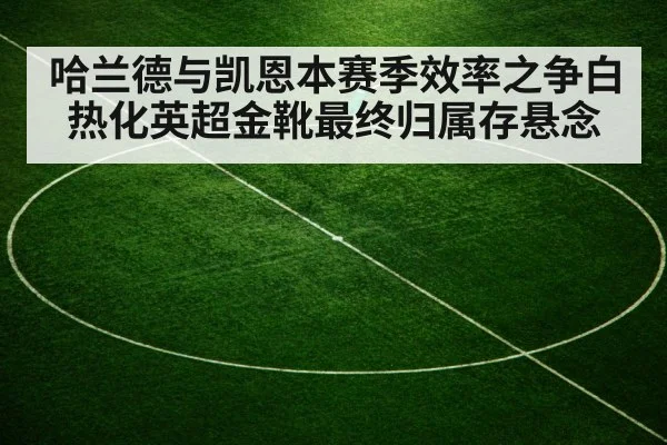 哈兰德与凯恩本赛季效率之争白热化英超金靴最终归属存悬念